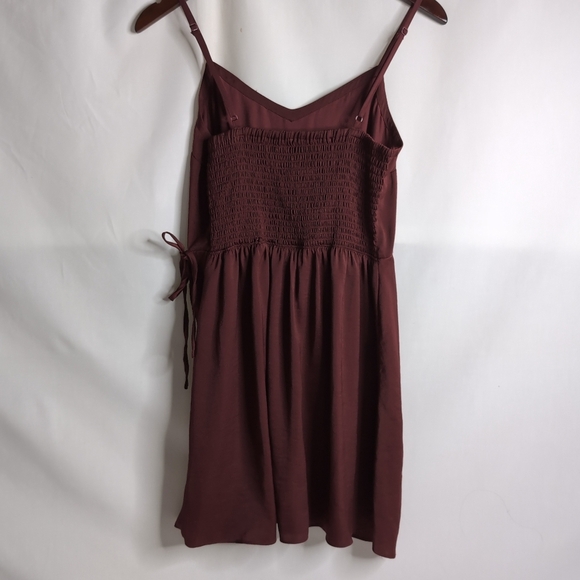 Garage Satin Wrap Dress with Adjustable Straps, Size M - Picture 2 of 6